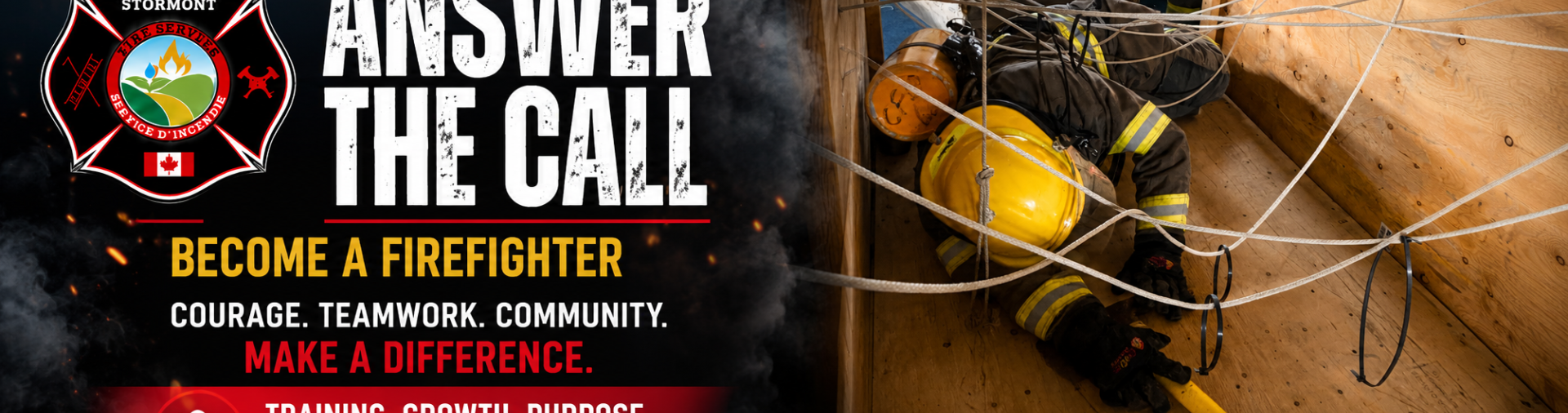 firefighter recruitment banner