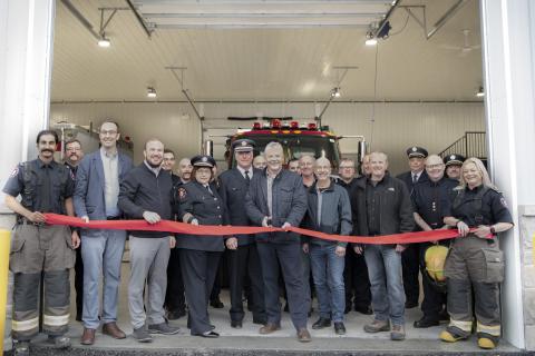 New Crysler fire hall officially unveiled